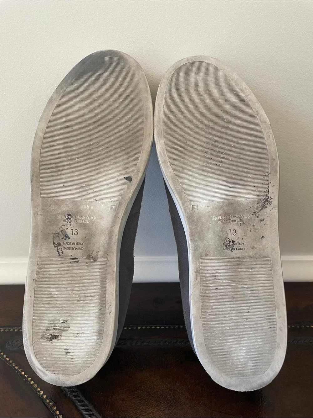To Boot New York Mens Marius Slip-On Sneaker Grey sz 13